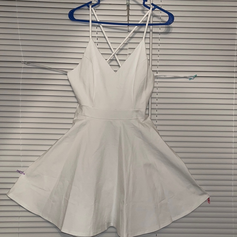 🆕 Papaya White Mini dress